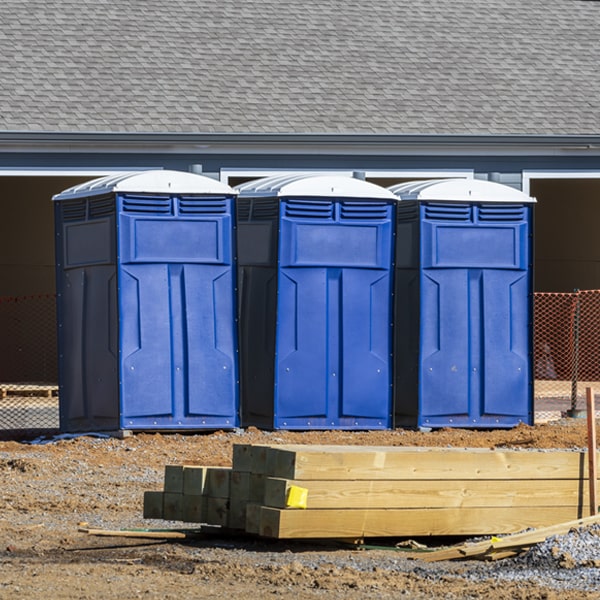 are there any restrictions on where i can place the porta potties during my rental period in Tolu KY